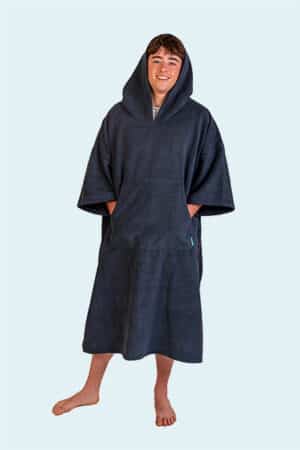 Charcoal Myhoody towel with sleeves
