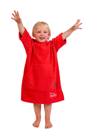 toddler hooded towel with sleeves