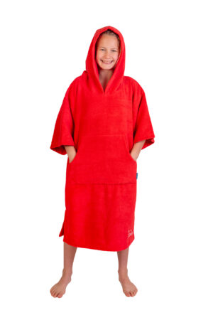 youth hooded towel with sleeves